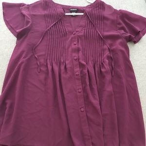 Torrid secretary sheer top